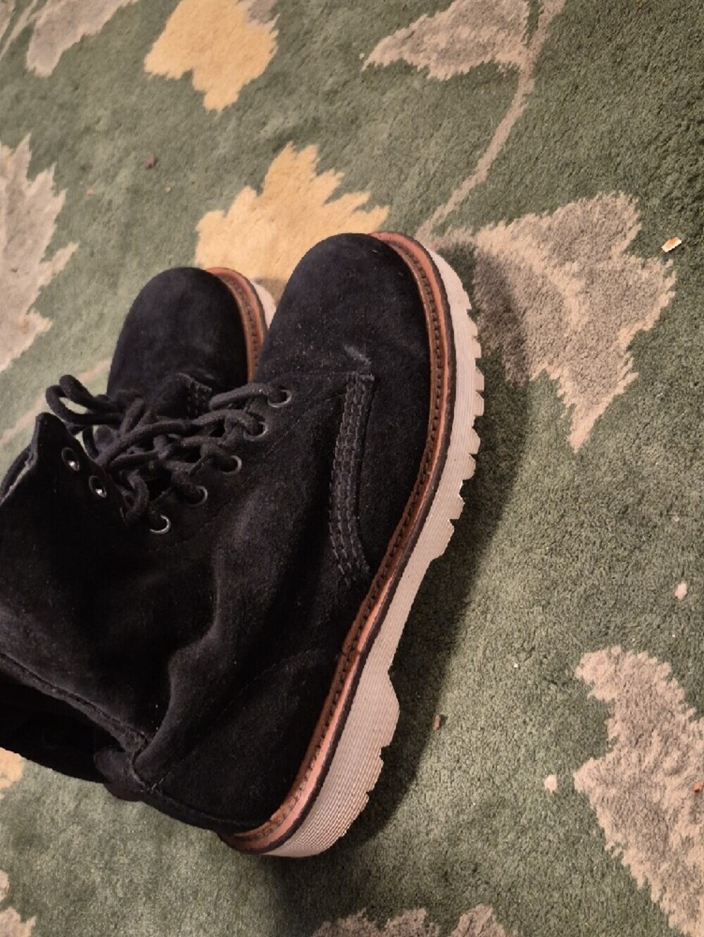 Dr. Martens Black Suede Chukka Boots with Tan Welt - Picture 5 of 9